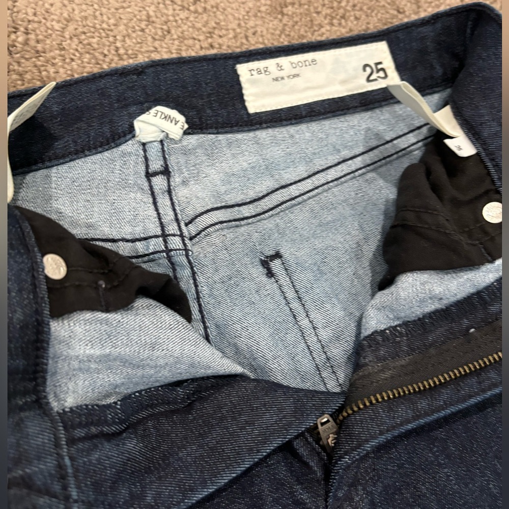 Rag and bone skinny ankle cut jeans